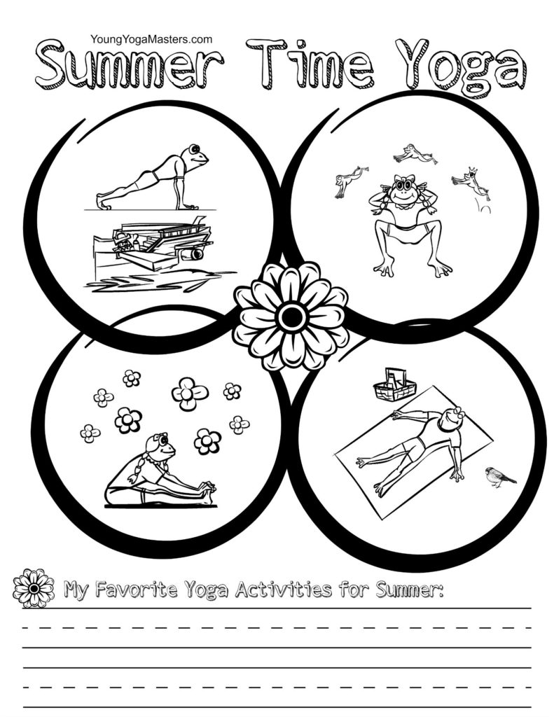 four yoga poses for kids 