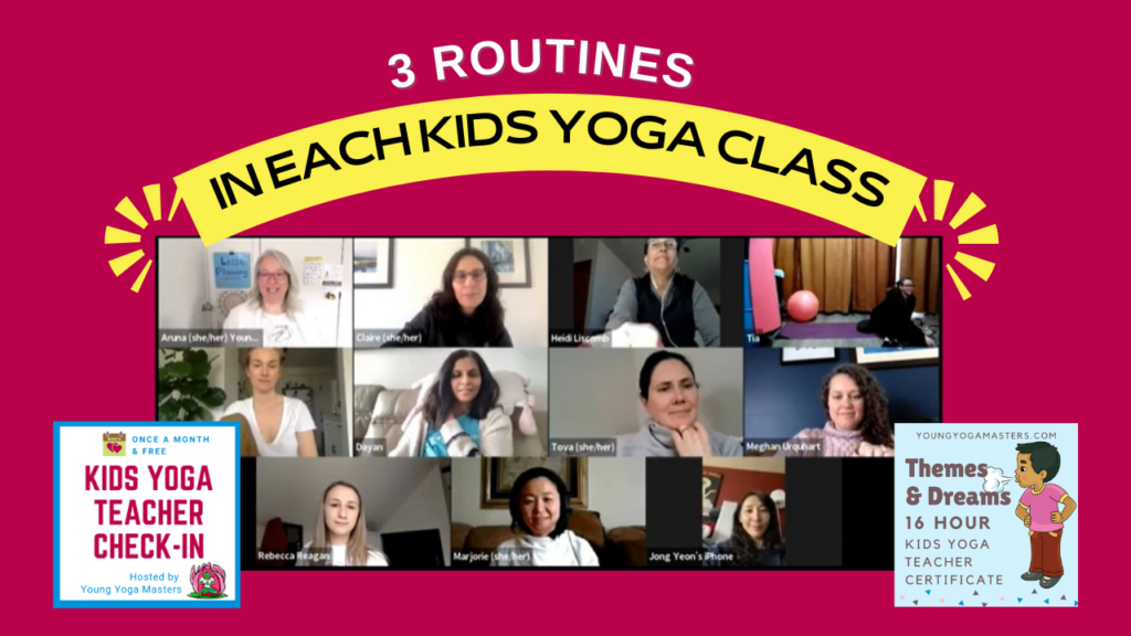 Lesson Planning for Kids Yoga Class - Young Yoga Masters