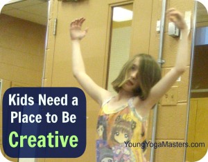 creative dance in a childrens yoga class and as part of kids yoga teacher training