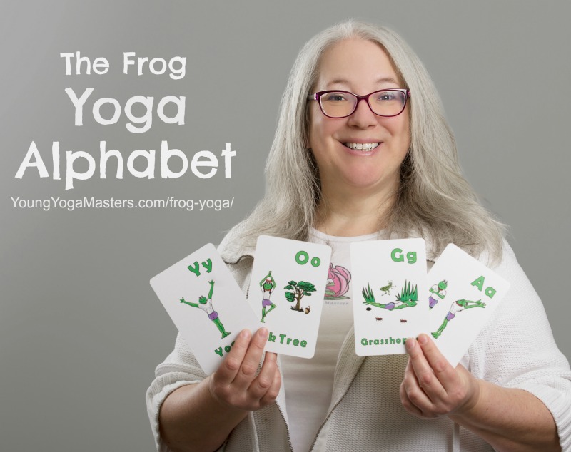 frog yoga alphabet kids yoga cards by aruna kathy humphrys is avaialble as an online kids yoga teacher training