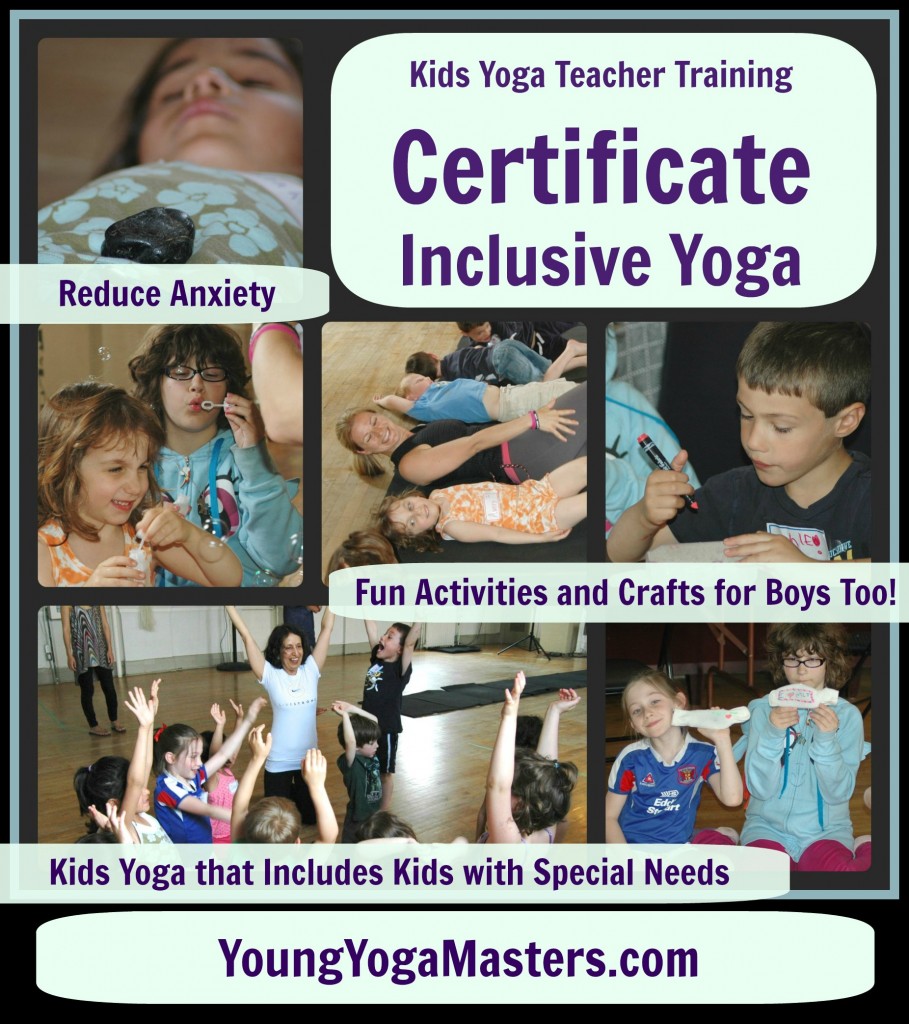 Yoga for kids with special needs, yoga for boys. yoga crafts and activities