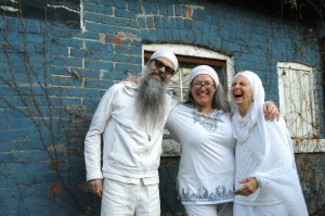 My two dear friends, Nirmal and Daya. We do Kundalini Yoga retreats together to make the load easier for all of us.