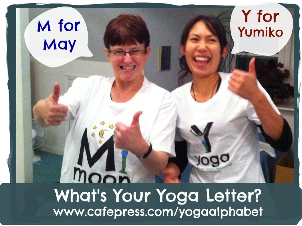Yoga Alphabet Letter Tshirts