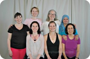 a class picture of graduates from the kids yoga teacher training in Toronto Canada