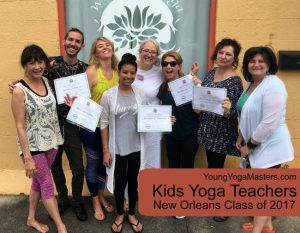 New Orleans Kids Yoga Teacher Graduating Class of 2017