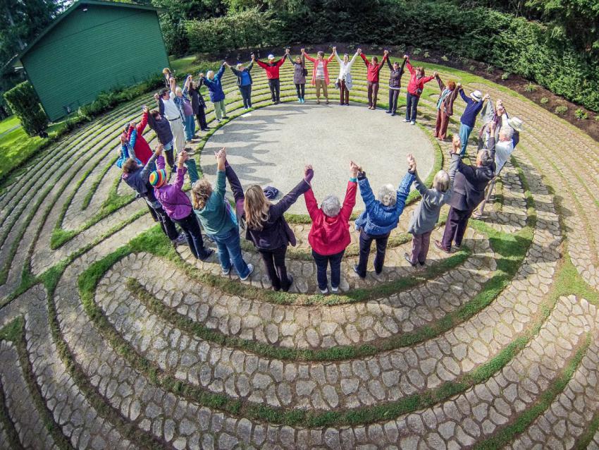 Bethlehem Centre participants circle