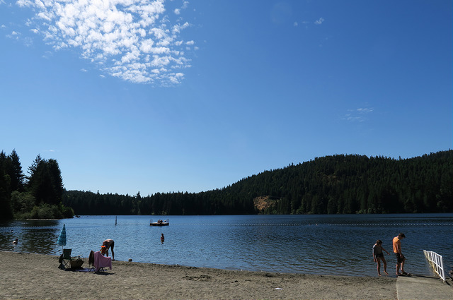 Beach at Westwood Lake