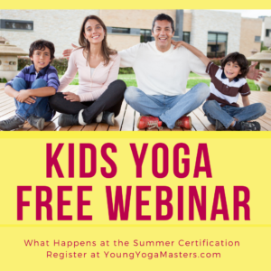 free webinar about what happens at the kids yoga teacher summer certification