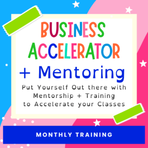 Decorative Text: Business Accelerator and Mentoring